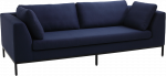 Customform Sofa, AMBIENT, 98x230 cm, Juoda