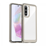 Hurtel Outer Space Samsung Galaxy A26 Cover with Flexible Frame - Semi-dėklas telefonui skaidrus, dėklas telefonui juodos spalvos