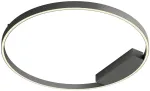 Lubinis &scaron;viestuvas 50W LED pavir&scaron;inis &scaron;viestuvas FEBE, juodas, 3000K, dimeriuojamas, 01-2849