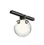 3W LED &scaron;viestuvas į magnetinę sistemą ZAMBELIS MAGNETIC ULTRA SLIM, juodas, 3000K, DALI, 23117