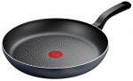 TEFAL Pan | H0560742 | Frying | Diameter 30 cm | Suitable for induction hob | Fixed handle | Juodas