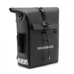 Rockbros Bike Bag su Backpack Function, Atsparus vandeniui, su Helmet Attachment 18l – juodos spalvos