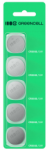 Green Cell Baterijas Žalias Cell Blister 5x Lithium Baterija CR2032