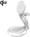 J5,J5create J5create - Qi2 3-In-1 Magnetic Foldable Wireless Charging Station