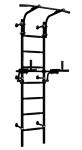 Sporto kompleksas (gimnastikos sienelė) SANRO S10 juoda, 222x41cm