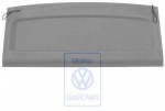 Vag Polo 6R 9N 9N3 Trunk Lid Shelf Flanelis Pilka Originalus 6Q6867769FE72