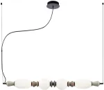27W LED pakabinamas &scaron;viestuvas GEMMA, juodos/pilkos/rudos/baltos sp., 3000K, 4331100
