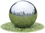 Baseino fontanas-sfera su LED, nerūd. plienas, 40 cm
