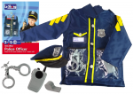 Lean Toys Policininko kostiumo aksesuarai, ženkleliai, karnavalas, 8 dalys