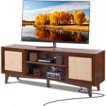 TV staliukas Vevor Rataninė TV spintelė 191cm, bohemi&scaron;kas stilius, rie&scaron;uto spalva