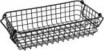 GN 1/3 basket, 80 mm, juodas