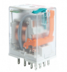 Relpol A00110 Pramoninė relė 4P 24V DC AgNi/Au R4N-2314-23-1024-WTLD A00110