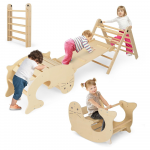 Bonideco Select Vaiki&scaron;kos medinės kopėčios su jūrų liūtų sūpynėmis, 80&ndash;150 cm, 14,5kg