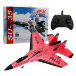 RC Nuotolinio valdymo lėktuvas SU-35 FX-620 (raudonas)