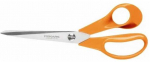 Fiskars Sarto, Suaugusiems, Tiesaus kirpimo, Viengubas, Oranžinis, Nerūdijančio plieno, Nerūdijančio plieno, De&scaron;iniarankiams