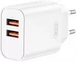 XO sieninis įkroviklis CE34 2x USB 2,4A baltas