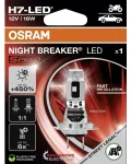 OSRAM H7 LED automobilio lemputė Night Breaker LED Speed 16 W 12 V +450%, 1 vnt.