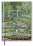 KNYGA Flame Tree Studio Claude Monet: Bridge over a Pond of Vanduo Lilies (Blank Sketch Book)