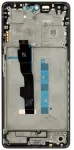 LCD ekranas + jutiklinis blokas + priekinis dangtelis skirtas Xiaomi Redmi Note 13 5G grafito juodas