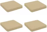 4 dalių sėdynės pagalvėlės VUGHT 4 pcs 100% poliesteris Smėlio