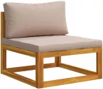 Sekcinė vidurinė sofa su pagalvėlėmis