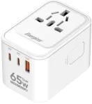 Energizer 65 W dvigubas USB-C ir USB-A kelioninis įkroviklis