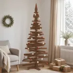 Medinė Kalėdų eglutė KOTKA 240 cm Pu&scaron;ies medienos masyvas
