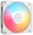 Corsair Microsystems CORSAIR RX II RGB serijos iCUE LINK RX120 II RGB baltas 120 mm RGB ventiliatorius, vienas ventiliatorius