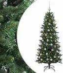 Dirbtinė kalėdinė eglutė su rutuliuku 120 cm 150 LED