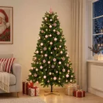 Dirbtinė kalėdinė eglutė su rutuliuku 210 cm 300 LED