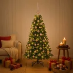 Dirbtinė Kalėdų eglutė su burbulais 120 cm 150 LED &Scaron;ilta balta