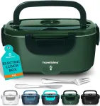 TRAVELISIMO elektrinė pietų dėžutė 1,5 l, 100 W, 12 V/24 V/220 V