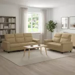 Sofa Sofos komplektas 2 vnt. &Scaron;viesiai rudas Audinys