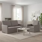 Sofa Sofos komplektas 2 vnt. Taupe Audinys