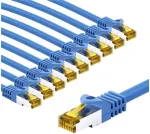 Goobay 69398, 3 m, Cat7, S/FTP (S-STP), RJ-45, RJ-45, Mėlynas