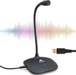 KLIM Talk stalinis vienkryptis USB mikrofonas su USB-A jungtimi