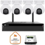 Wi-Fi stebėjimo sistema EZVIZ 4x H80x Dual 4K 8MP+2MP 4mm