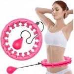 Liekninamasis hula hoop su i&scaron;kilimais ir svareliais