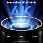 Tomlov Tm4k Max 10,1 colio 4k Hdmi skaitmeninis mikroskopas, 52 Mp Usb sidabrinių monetų/litavimo mikroskopas suaugusiems su pasukama rankena, 2000x didinimo mikroskopas, suderinamas su Pc/tv, 64 Gb kortelė