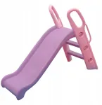 King plastikinė čiuožykla sodui - rožinė ir violetinė