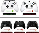 Extremerate priekinis korpusas ir rankenų dėklas, skirtas XBOX One X/s valdikliui, priekinis dangtelis ir rankenų dėklas, skirtas XBOX One S/x valdiklio modeliui 1708, skaidriai violetinis