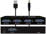 Vga daliklis 1 į 4, 1920x1440, 150 Mhz, su Usb maitinimo kabeliu