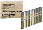Vinys sujungtos plastiku 2,8x60mm 5 tūkst. Sraigtinės juodos spalvos vinių kalimo ma&scaron;inai