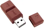 Uflatek atmintinė 64 Gb &scaron;okolado dizaino atmintinė 2.0 naujovi&scaron;ka Usb atmintinė ruda atmintinė ne&scaron;iojama atmintinė reklamoms gimtadieniui Kalėdoms vestuvių dovanoms