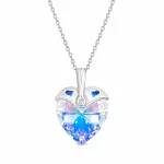 Diamond Sky Jewelry Kaklo papuo&scaron;alas moterims DiamondSky &bdquo;Cupid (Aurora Borealis)&ldquo; su Swarovski kristalais