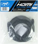 PNI H1500 didelės spartos 1.4V HDMI laidas, ki&scaron;tukinis, Ethernet, paauksuotas, 15m