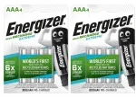 8x Įkraunamos baterijos Energizer Extreme Aaa R03 800mah