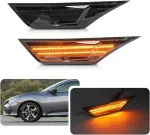 Njssjd dūminiai led &scaron;oniniai gabaritiniai žibintai, skirti mk10 honda civic sedan hečbekui type r 2016 2017 2018 2019 2020 2021 priekiniai gintariniai led &scaron;oniniai gabaritiniai kartotuvų indikatoriai