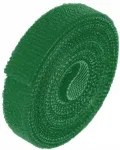 EuroCase Bradas daugkartinio naudojimo kabelių suri&scaron;imo juosta su lipduku 12mm x 2m žalia