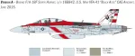 Italeri 2823 1:48 F/a-18f U.s. Navy Special Colors modeliavimo rinkinys, statinis modelis, rankdarbiai, hobis, klijavimas, plastikinis rinkinys, detalus nedažytas, It2823, tamsiai mėlynas